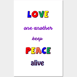 Keep Peace Alive Posters and Art